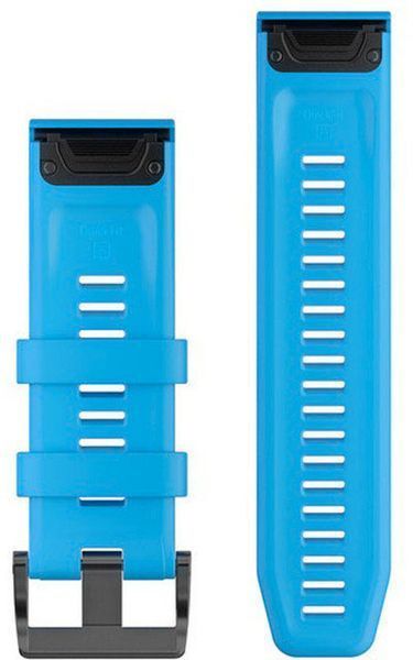 Ремешок Garmin QuickFit 26 Watch Bands Cyan Blue Silicone 1091303 фото