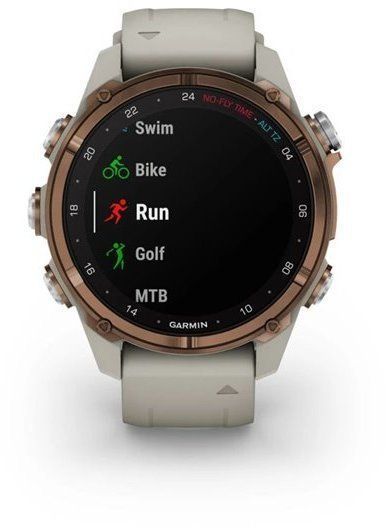 Смарт-часы Garmin Descent Mk3i 43mm Bronze PVD Titanium with French Grey Silicone Band 1244078 фото