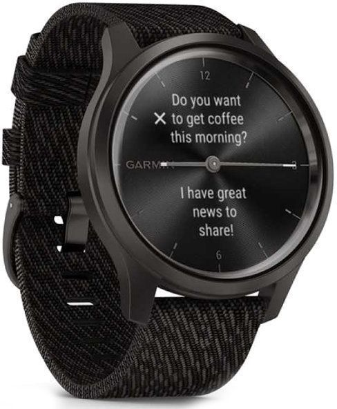 Смарт-часы Garmin vivomove Style Gunmetal-Dark Gray Fabric 835294 фото