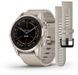 Смарт-часы Garmin Fenix 7S Pro Sapphire Solar Soft Gold with Limestone Leather Band 1118691 фото 1