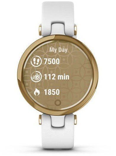 Смарт-часы Garmin Lily Classic Light Gold Bezel with White Case and Italian Leather Band 800885 фото