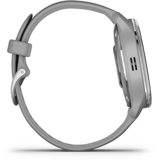 Смарт-годинник Garmin Venu 2 Plus Silver Stainless Steel Bezel with Powder Gray Case and Silicone Band 887479 фото