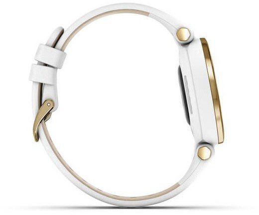 Смарт-часы Garmin Lily Classic Light Gold Bezel with White Case and Italian Leather Band 800885 фото