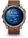 Смарт-часы Garmin Fenix 8 AMOLED 51mm Sapphire Carbon Grey DLC with Chestnut Leather Band 1346631 фото 4
