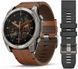 Смарт-часы Garmin Fenix 8 AMOLED 51mm Sapphire Carbon Grey DLC with Chestnut Leather Band 1346631 фото 1