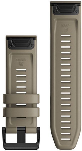 Ремешок Garmin QuickFit 26 Watch Bands Dark Sandstone Silicone 1091302 фото