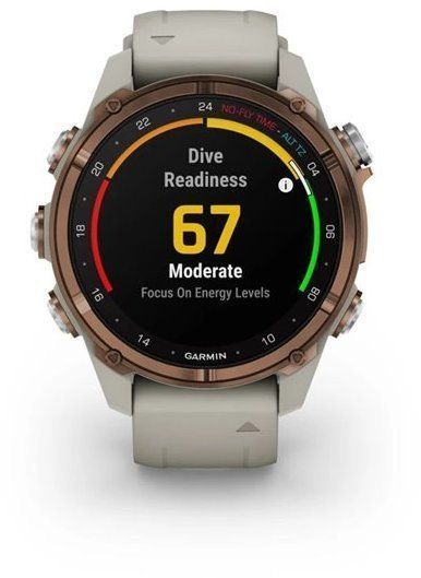 Смарт-часы Garmin Descent Mk3i 43mm Bronze PVD Titanium with French Grey Silicone Band and Descent T2 Transceiver 1244084 фото