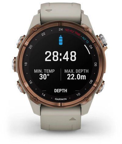 Смарт-часы Garmin Descent Mk3i 43mm Bronze PVD Titanium with French Grey Silicone Band and Descent T2 Transceiver 1244084 фото