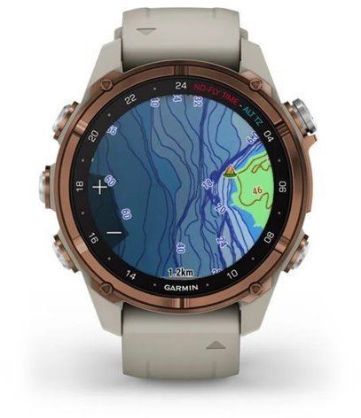 Смарт-часы Garmin Descent Mk3i 43mm Bronze PVD Titanium with French Grey Silicone Band and Descent T2 Transceiver 1244084 фото
