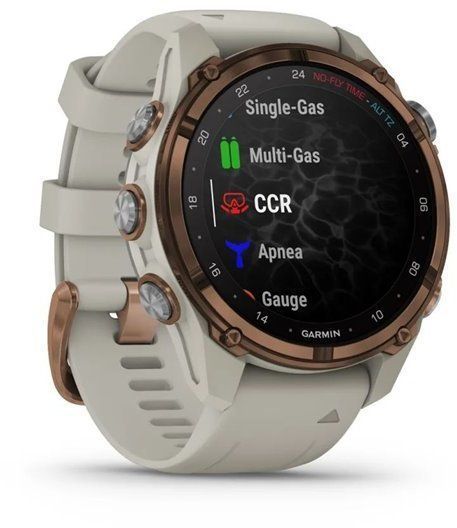 Смарт-часы Garmin Descent Mk3i 43mm Bronze PVD Titanium with French Grey Silicone Band and Descent T2 Transceiver 1244084 фото