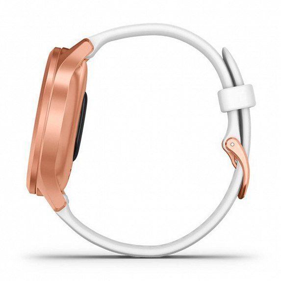 Смарт-часы Garmin Vivomove Style Rose Gold Aluminum Case with White Silicone Band 587117 фото