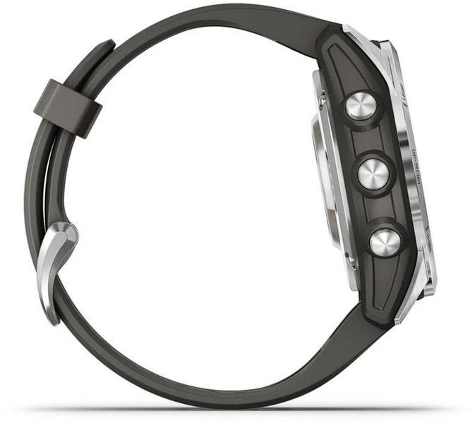 Смарт-часы Garmin Fenix 7S Pro Solar Silver with Graphite Band 1118688 фото