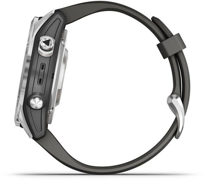 Смарт-часы Garmin Fenix 7S Pro Solar Silver with Graphite Band 1118688 фото