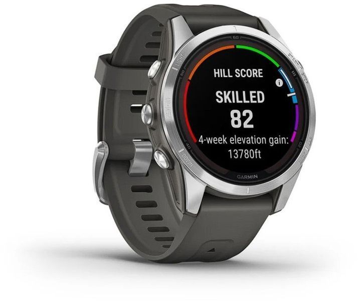 Смарт-часы Garmin Fenix 7S Pro Solar Silver with Graphite Band 1118688 фото