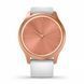 Смарт-часы Garmin Vivomove Style Rose Gold Aluminum Case with White Silicone Band 587117 фото 5