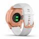 Смарт-часы Garmin Vivomove Style Rose Gold Aluminum Case with White Silicone Band 587117 фото 2