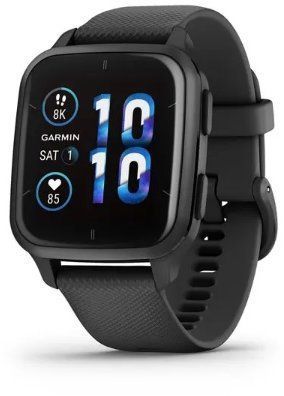 Смарт-годинник Garmin Venu SQ 2 Music Slate Aluminium Bezel with Black Case and Silicone Band 974492 фото
