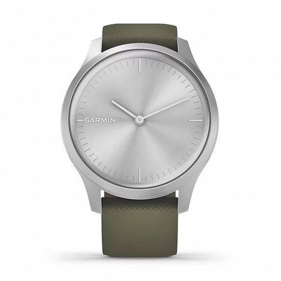 Смарт-годинник Garmin Vivomove Style Silver Aluminum Case with Moss Silicone Band 587118 фото