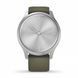 Смарт-годинник Garmin Vivomove Style Silver Aluminum Case with Moss Silicone Band 587118 фото 3