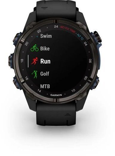 Смарт-годинник Garmin Descent Mk3i 43mm Carbon Grey DLC Titanium with Black Silicone Band and Descent T2 Transceiver 1244083 фото