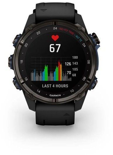 Смарт-годинник Garmin Descent Mk3i 43mm Carbon Grey DLC Titanium with Black Silicone Band and Descent T2 Transceiver 1244083 фото