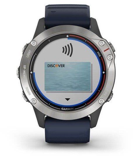 Смарт-часы Garmin quatix 6 Gray with Captain Blue Band 832573 фото