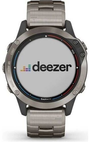 Смарт-часы Garmin Quatix 6 Titanium Grey with Titanium Band 823171 фото