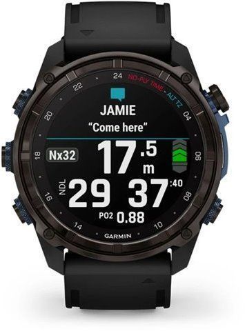 Смарт-годинник Garmin Descent Mk3i 51mm Carbon Grey DLC Titanium with Black Silicone Band 1244079 фото