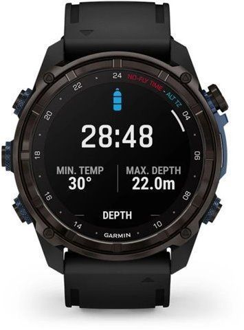 Смарт-годинник Garmin Descent Mk3i 51mm Carbon Grey DLC Titanium with Black Silicone Band 1244079 фото