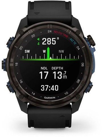 Смарт-годинник Garmin Descent Mk3i 51mm Carbon Grey DLC Titanium with Black Silicone Band 1244079 фото