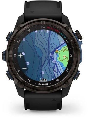 Смарт-годинник Garmin Descent Mk3i 51mm Carbon Grey DLC Titanium with Black Silicone Band 1244079 фото