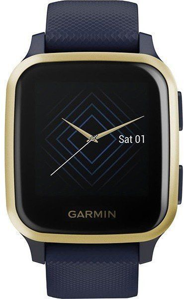 Смарт-годинник Garmin Venu SQ Music Edition Captain Blue/Light Gold 699601 фото