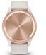 Смарт-часы Garmin Vivomove Trend Peach Gold Stainless Steel Bezel with Ivory Case and Silicone Band 1056263 фото 3