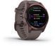 Смарт-годинник Garmin Fenix ​​7S Sapphire Solar Dark Bronze Titanium with Shale Grey Band 894152 фото 4