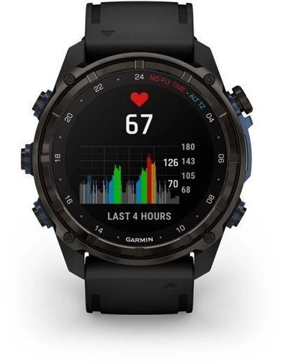 Смарт-часы Garmin Descent Mk3i 51mm Carbon Grey DLC Titanium with Black Silicone Band and Descent T2 Transceiver 1244081 фото