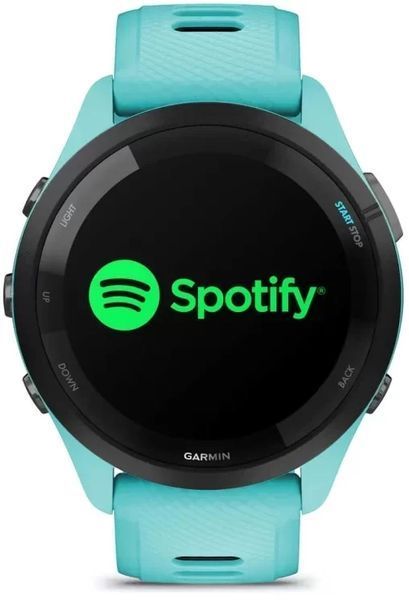 Смарт-часы Garmin Forerunner 265 Black Bezel with Aqua Case and Aqua/Black Silicone Band 1063000 фото