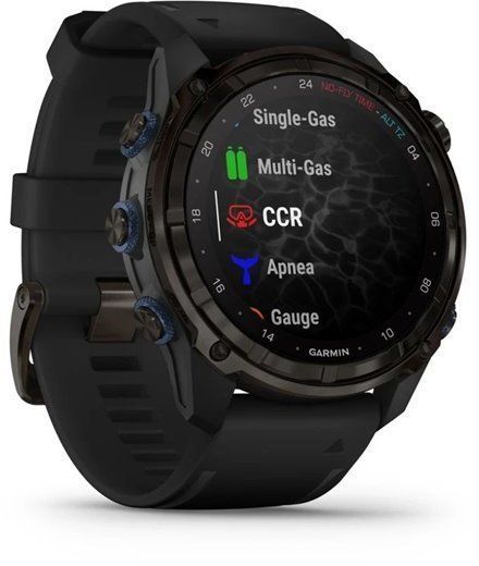 Смарт-часы Garmin Descent Mk3i 51mm Carbon Grey DLC Titanium with Black Silicone Band and Descent T2 Transceiver 1244081 фото