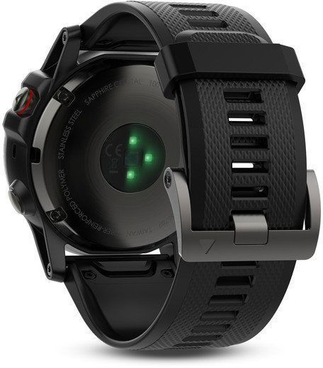 Смарт-годинник Garmin Fenix ​​5x Slate Gray Sapphire With Black Band 391712 фото
