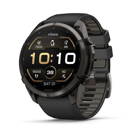 Смарт-часы Garmin Fenix 9 Pro 51mm Carbon Gray DLC Titanium with Black Silicone Band (010-04337-15/16) 1482148 фото