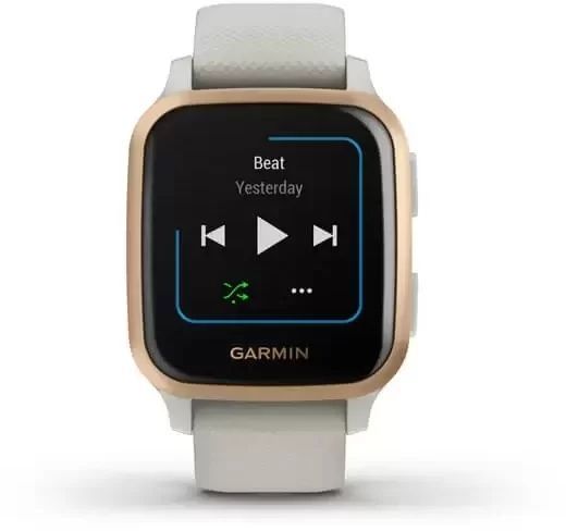 Смарт-годинник Garmin Venu SQ Music Edition Light Sand/Rose Gold 699602 фото