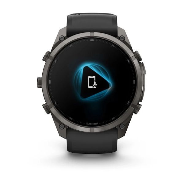 Смарт-годинник Garmin Fenix 9 Pro 51mm Carbon Gray DLC Titanium with Black Silicone Band (010-04337-15/16) 1482148 фото