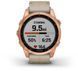 Смарт-часы Garmin Fenix 7S Sapphire Solar Rose Gold Titanium with Limestone Leather Band 894153 фото 6