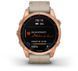 Смарт-часы Garmin Fenix 7S Sapphire Solar Rose Gold Titanium with Limestone Leather Band 894153 фото 7