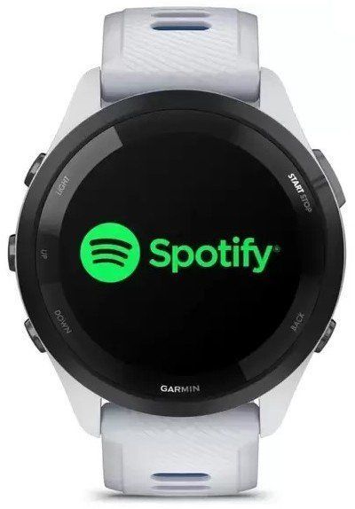 Смарт-годинник Garmin Forerunner 265 Black Bezel with Whitestone Case and Whitestone/Tidal Blue Silicone Band 1062998 фото