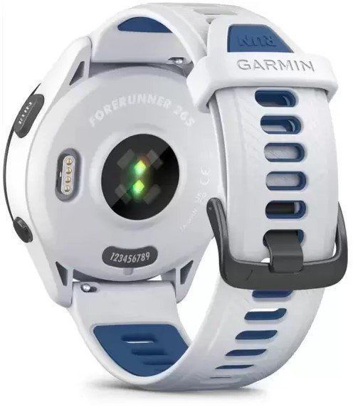 Смарт-годинник Garmin Forerunner 265 Black Bezel with Whitestone Case and Whitestone/Tidal Blue Silicone Band 1062998 фото