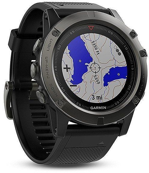 Смарт-годинник Garmin Fenix ​​5x, Sapphire Slate Gray 339646 фото