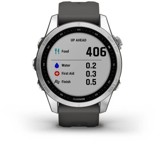 Смарт-часы Garmin Fenix 7S Silver with Graphite Band 894148 фото