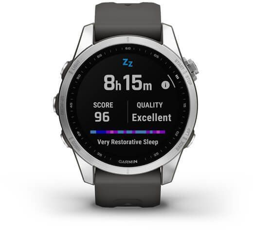 Смарт-часы Garmin Fenix 7S Silver with Graphite Band 894148 фото