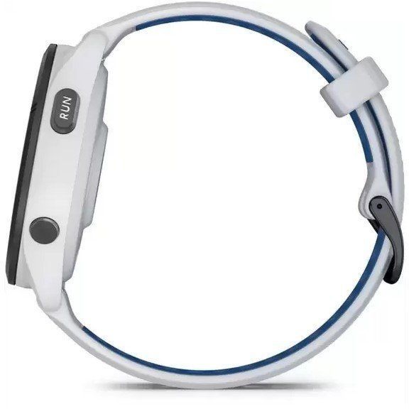 Смарт-годинник Garmin Forerunner 265 Black Bezel with Whitestone Case and Whitestone/Tidal Blue Silicone Band 1062998 фото