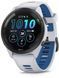 Смарт-годинник Garmin Forerunner 265 Black Bezel with Whitestone Case and Whitestone/Tidal Blue Silicone Band 1062998 фото 1